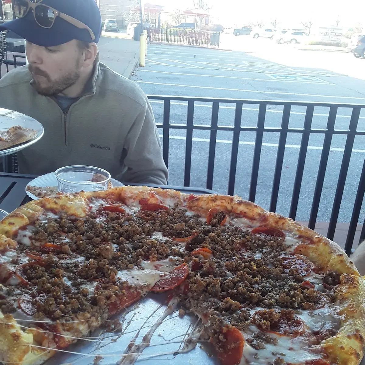 Pepperoni and Sausage Pizza