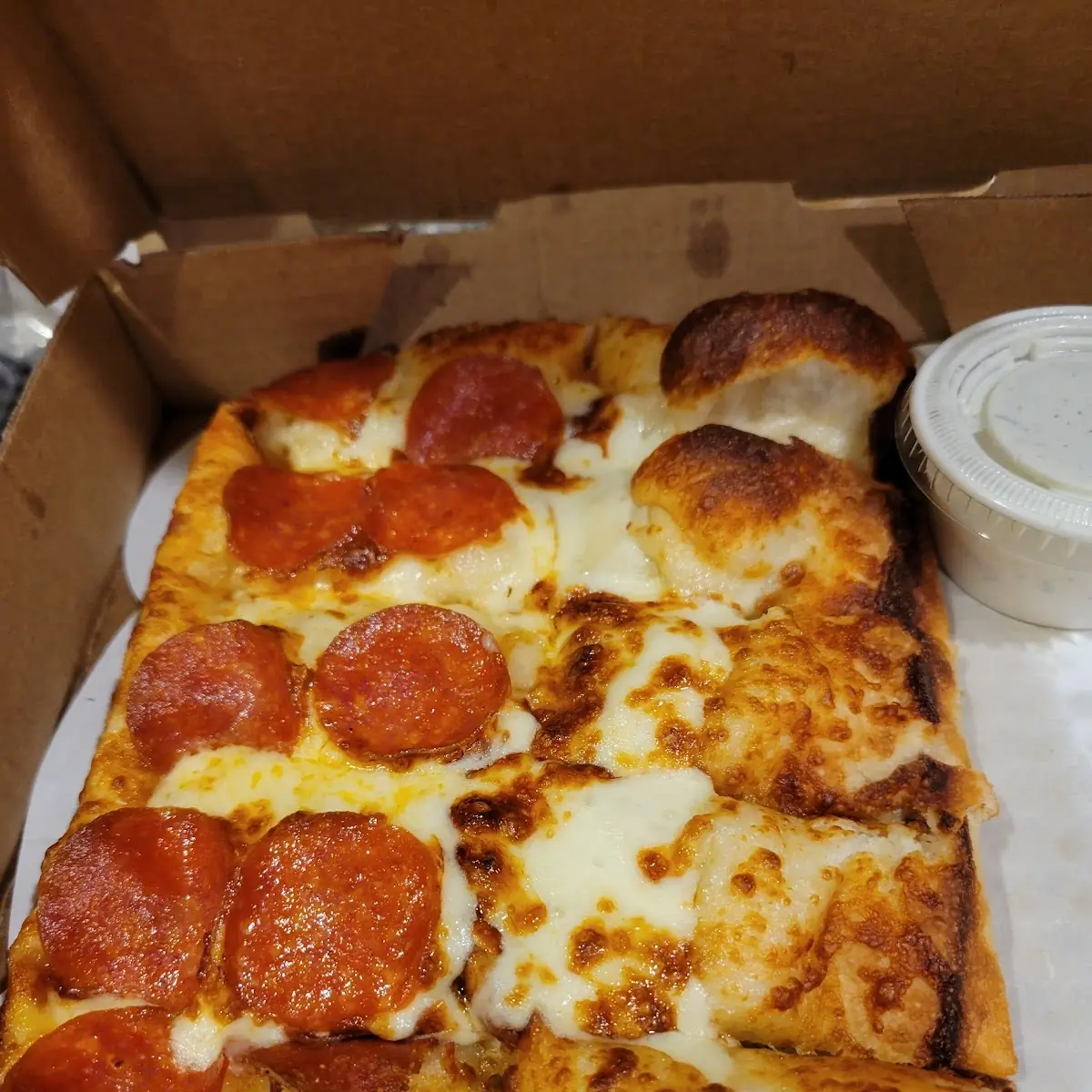 1 2 Pepperoni Garlic Bread