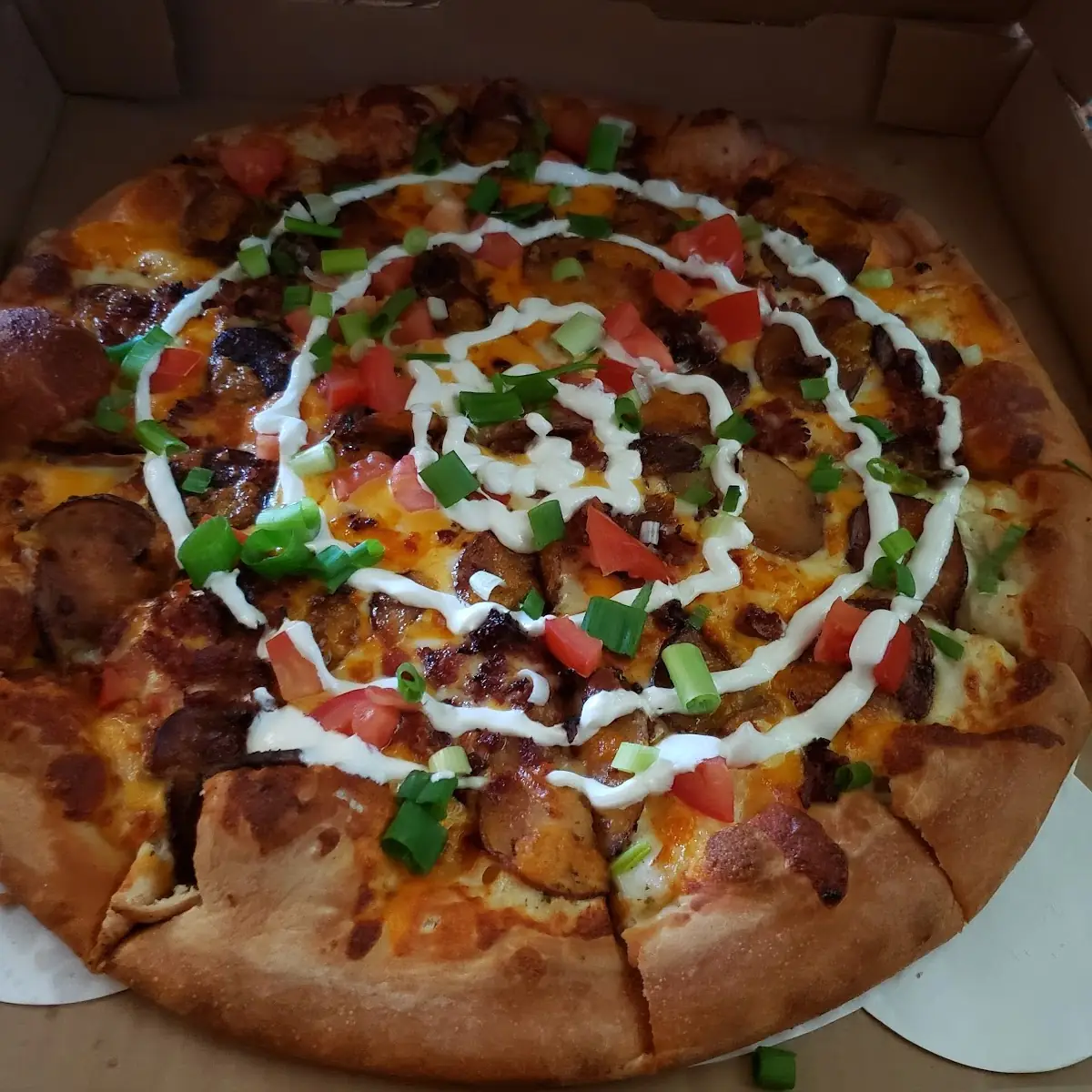 Loaded Baked Potato Pizza