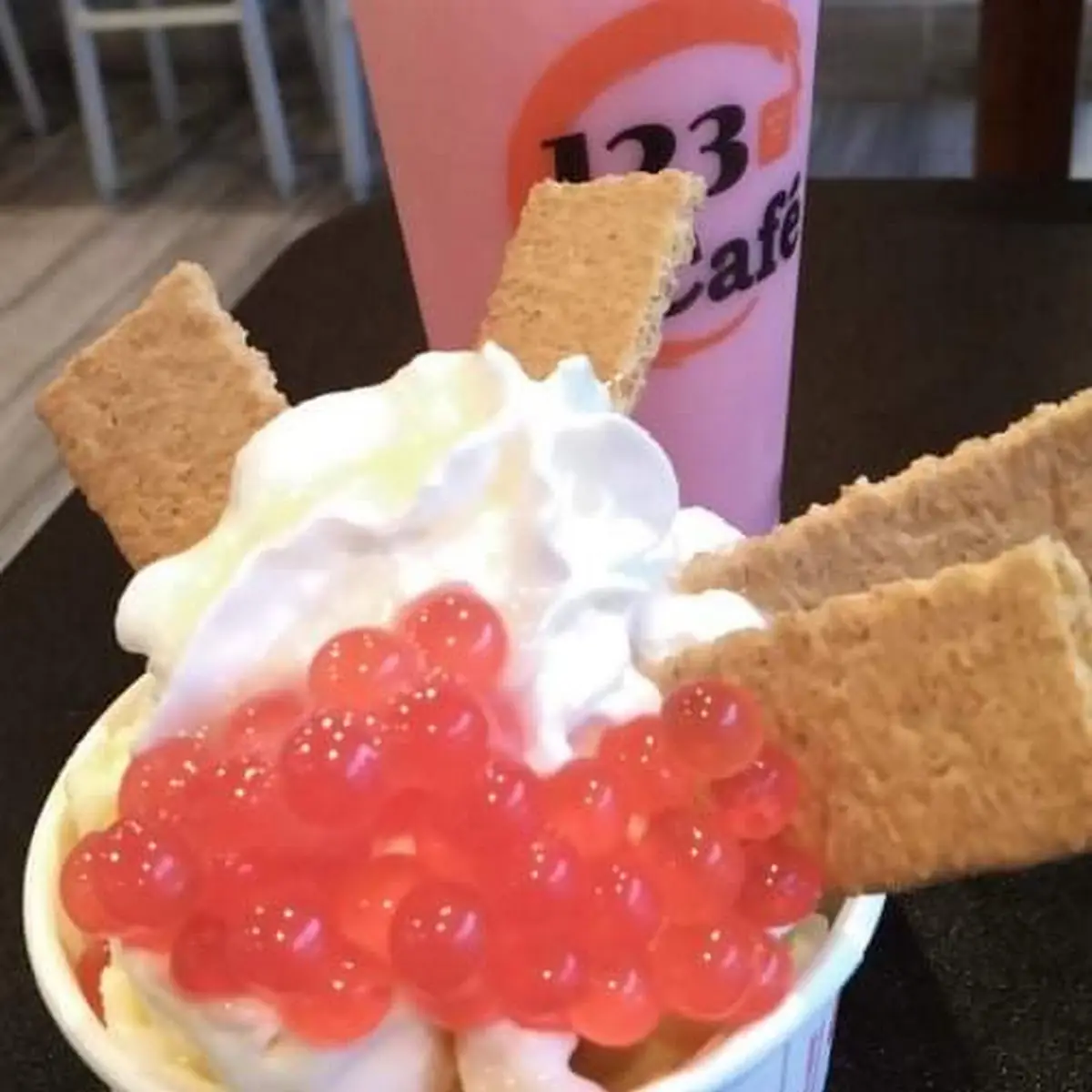 Rolled Up Ice Cream