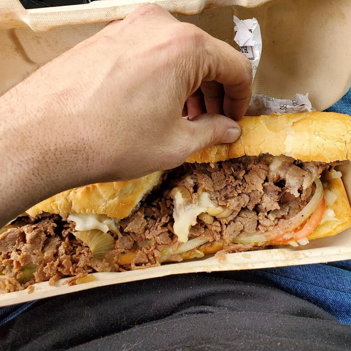 Medium Steak and Cheese Sub