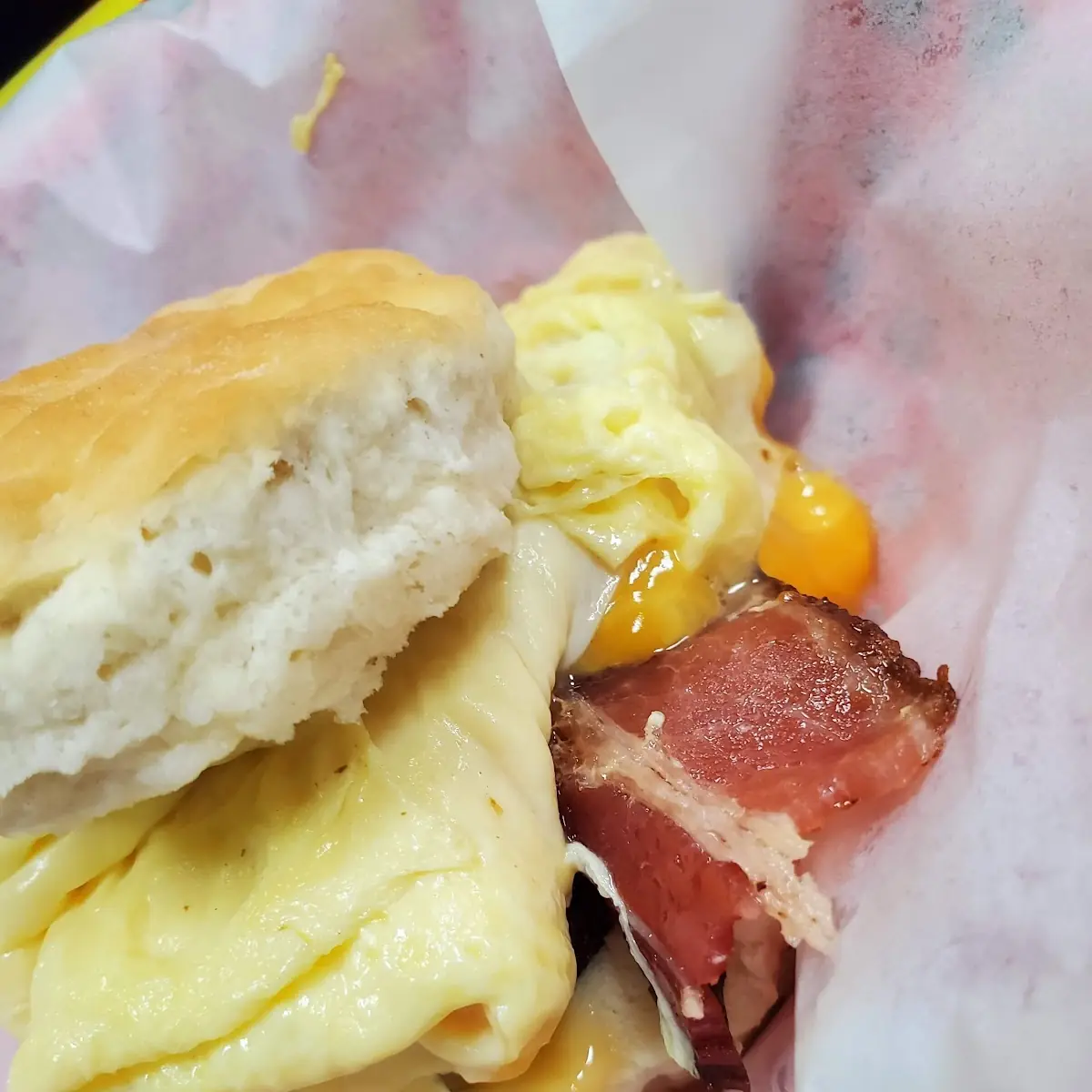 Bacon Egg and Cheese Biscuit