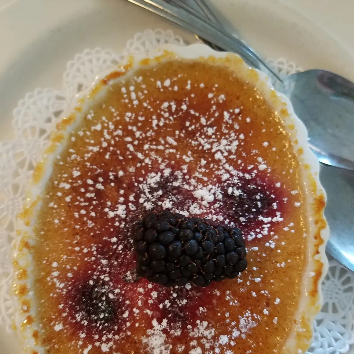 Raspberry Creme Brulee