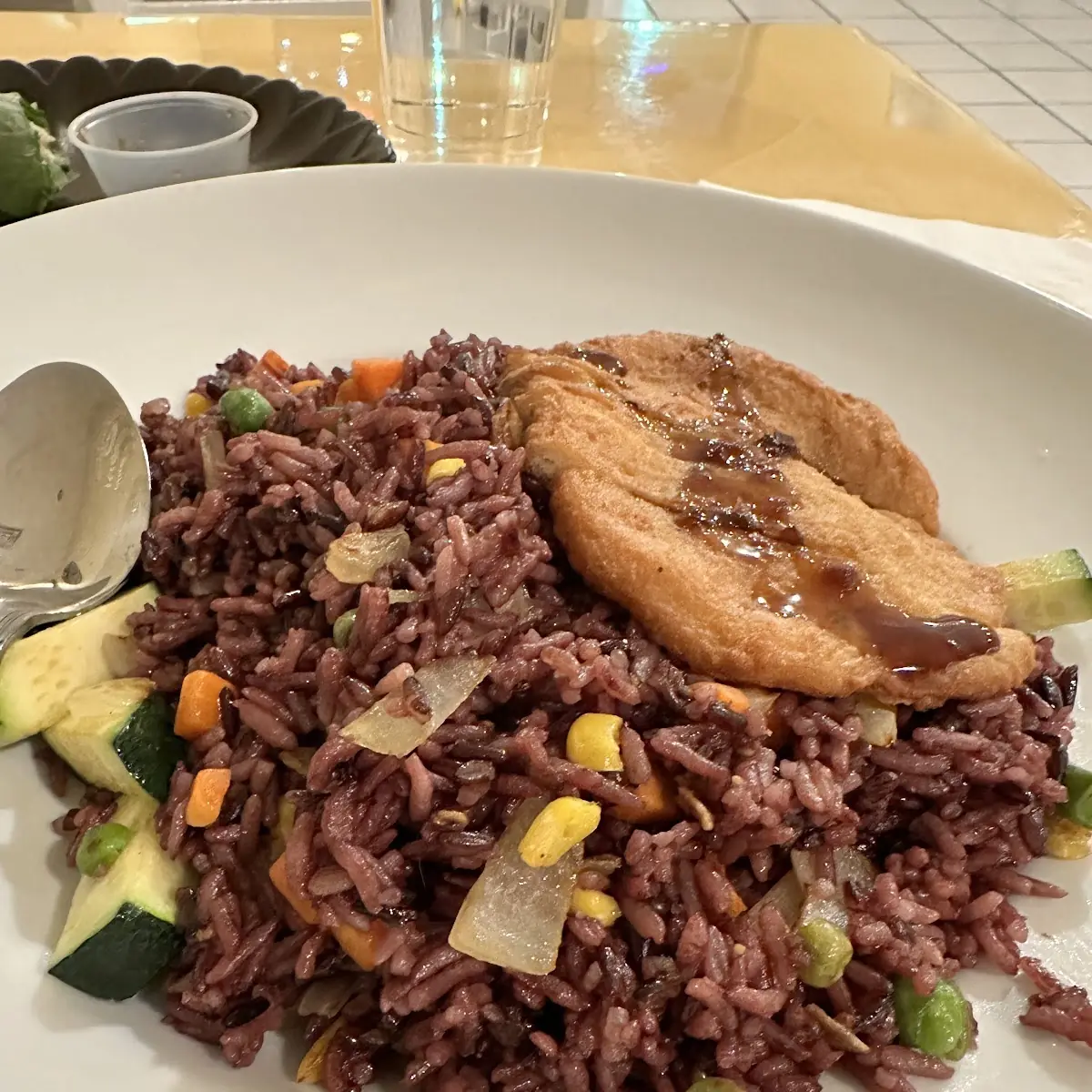 Vegan Tree Fried Rice and Peas