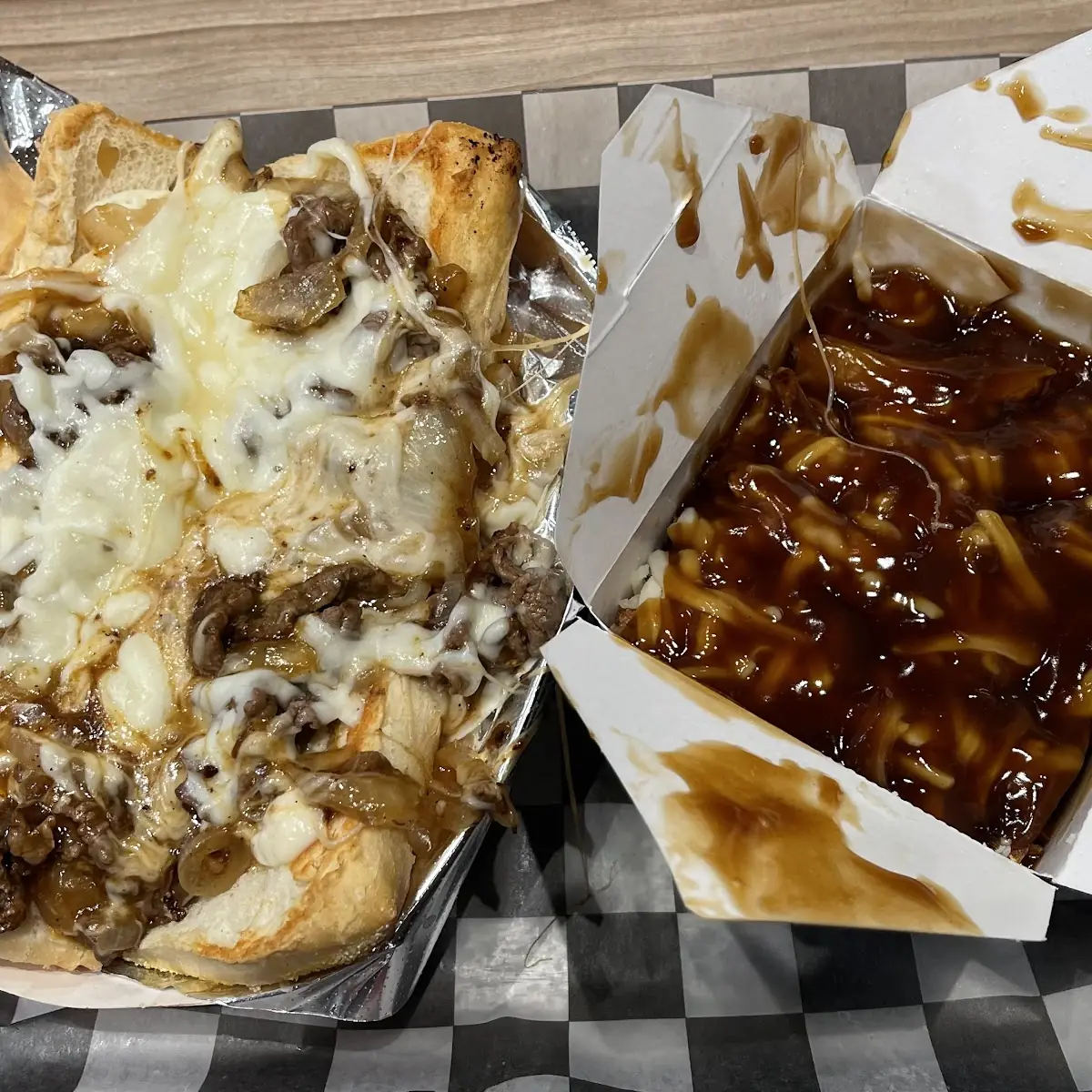 Philly Cheesesteak and Poutine