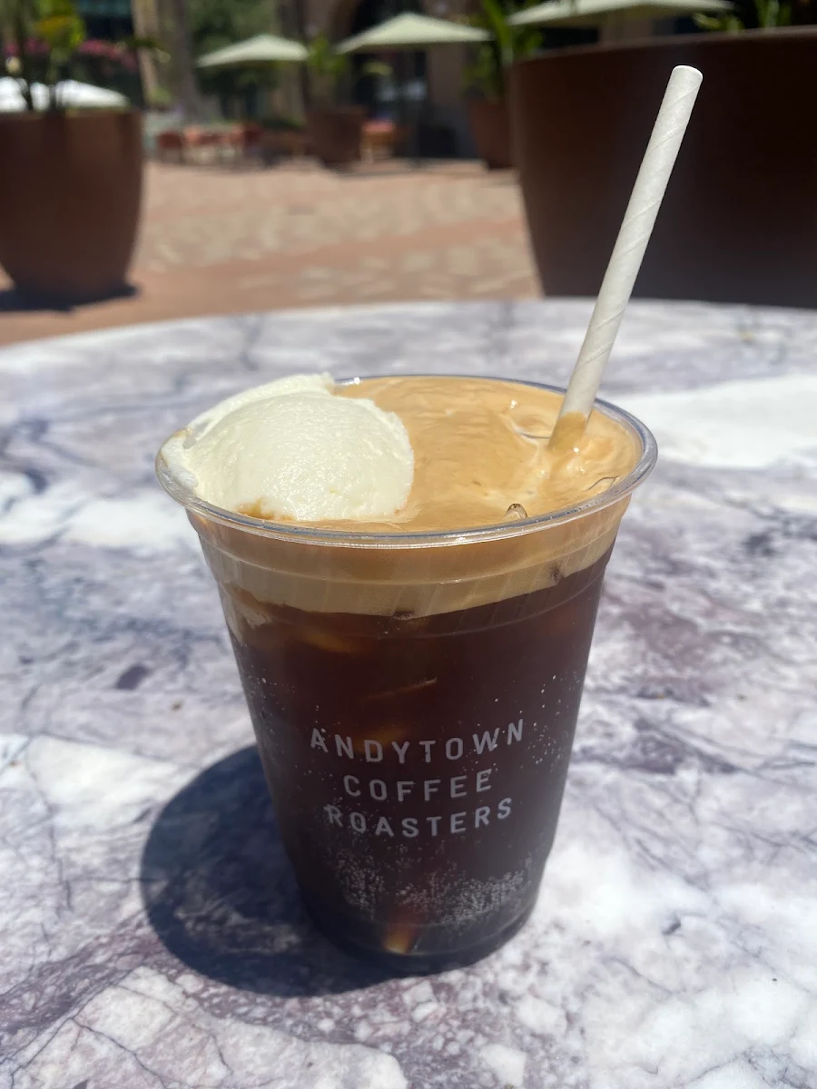 Iced Americano with Cream