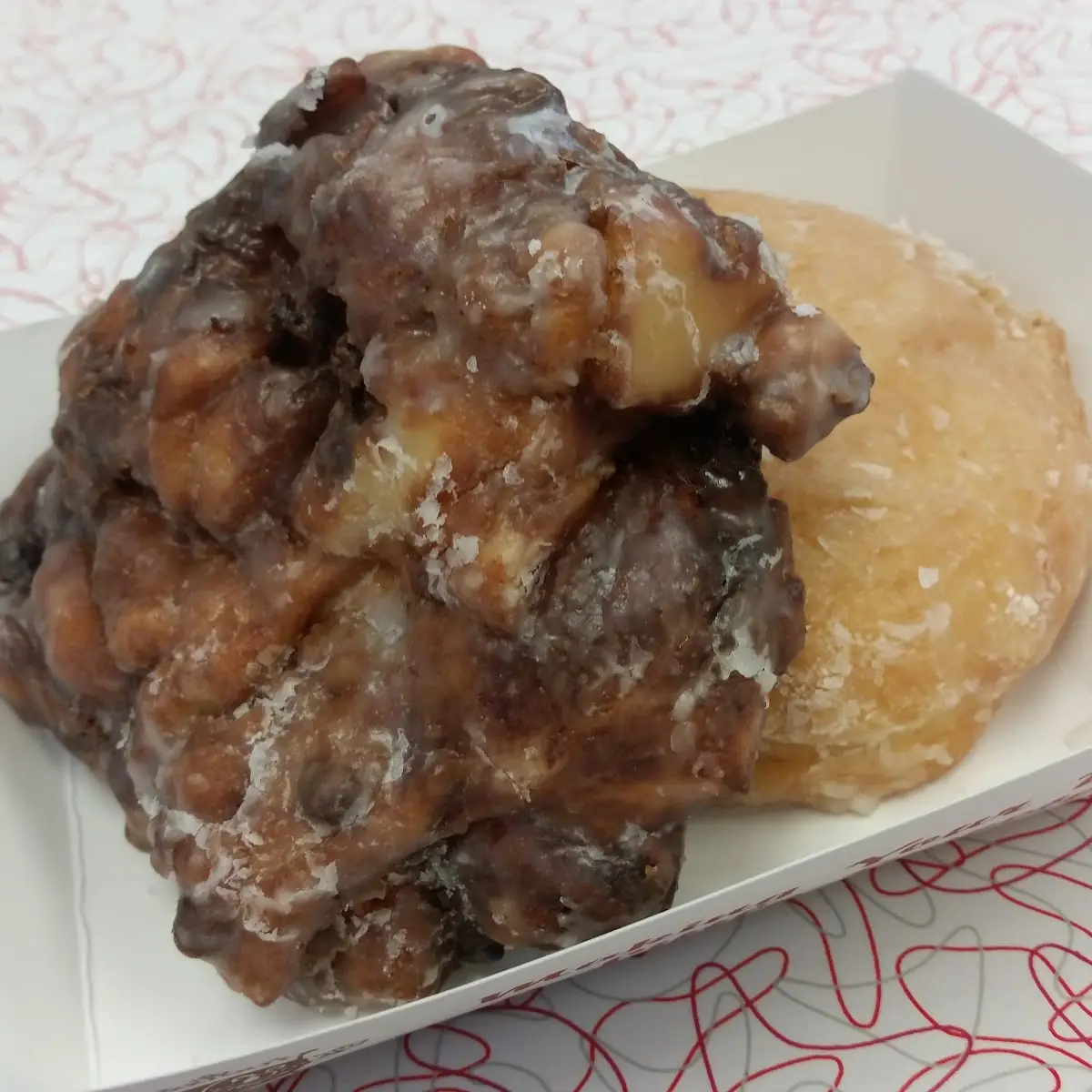 Apple Fritter with Pecans
