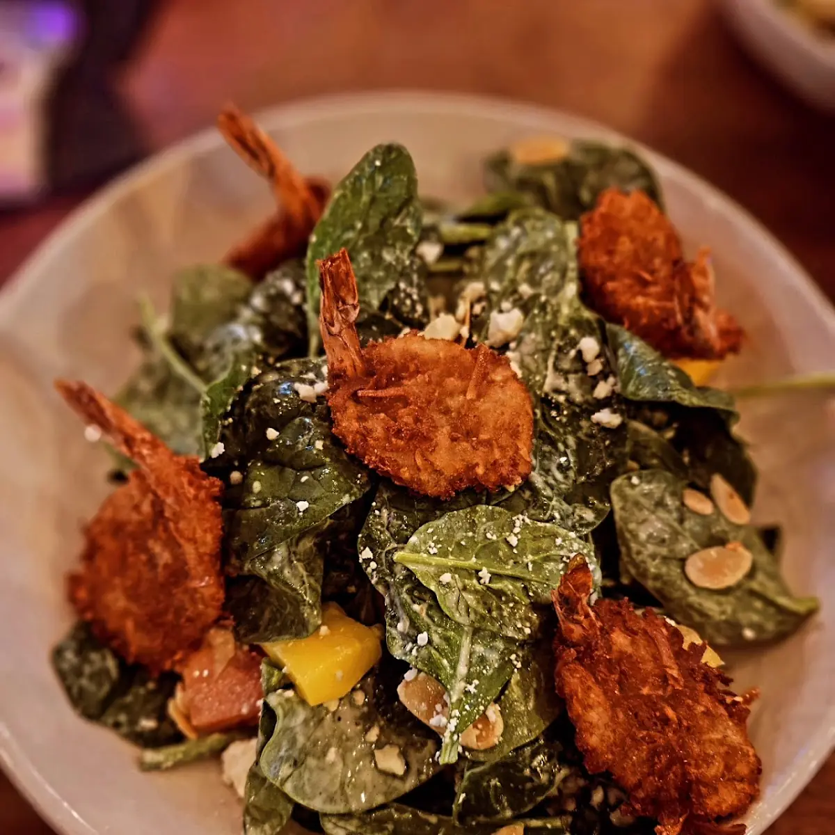 Coconut Shrimp Salad