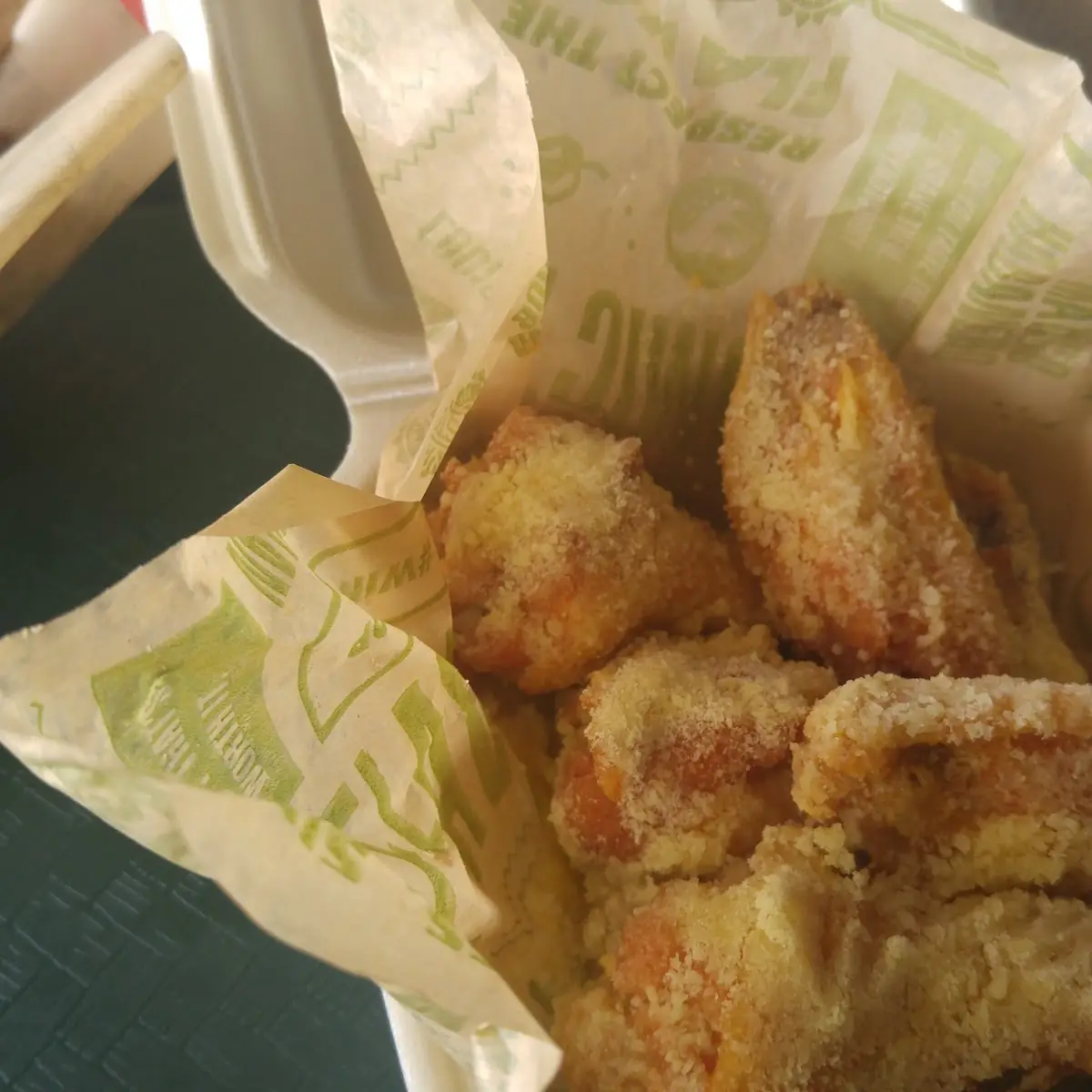 Parmesan Wings and Fries