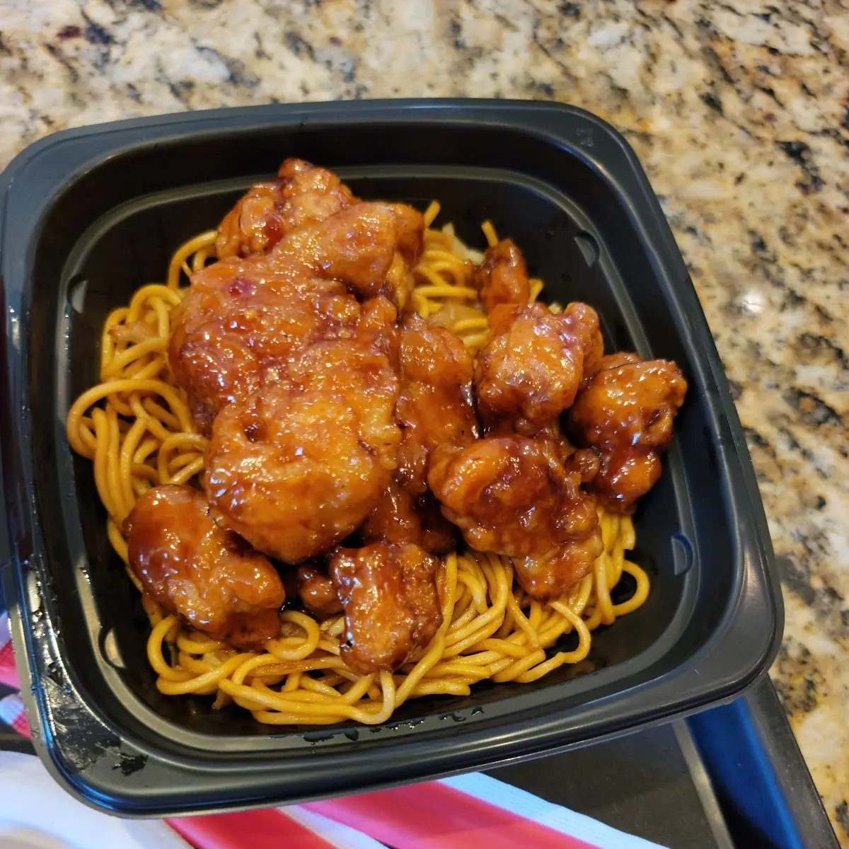 Orange Chicken with White Rice