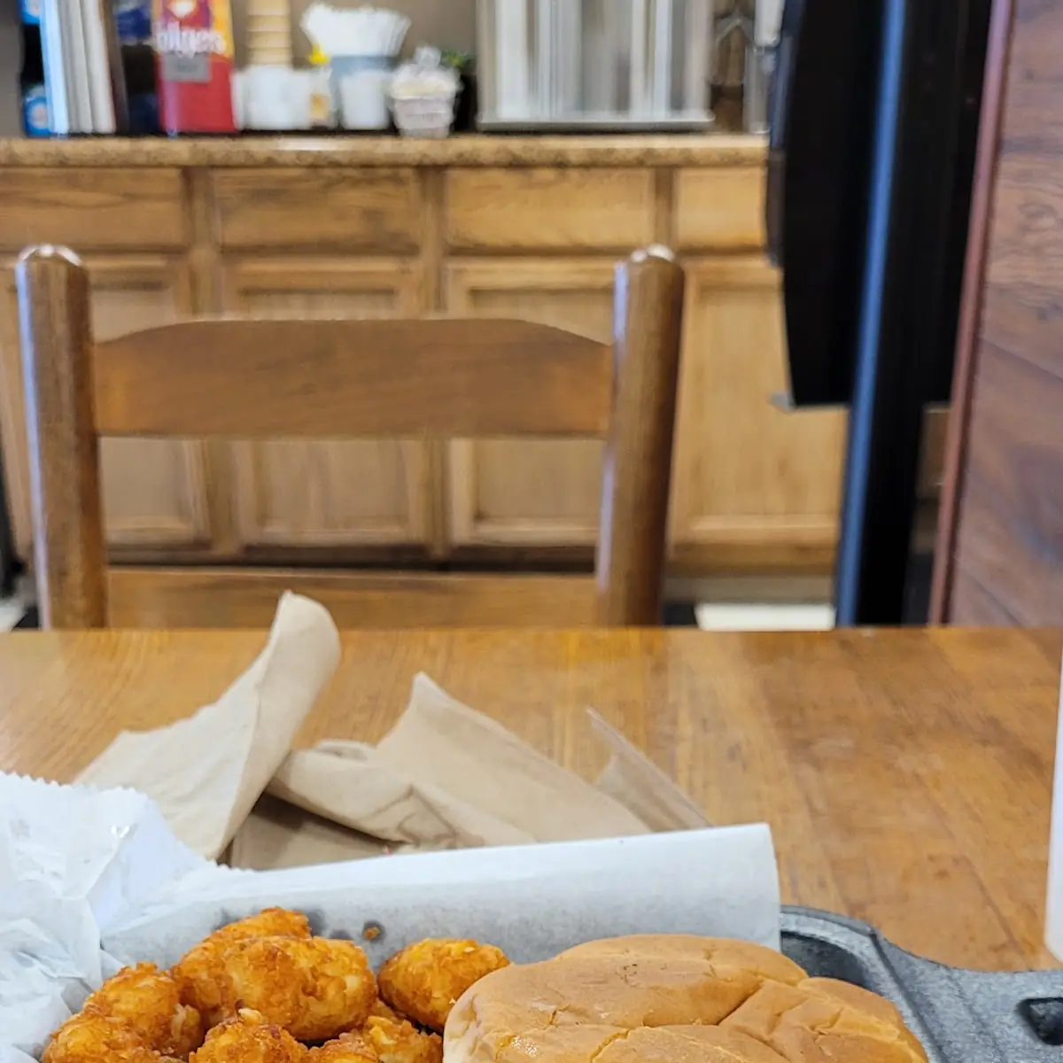 Bacon Cheese Burger with Tots