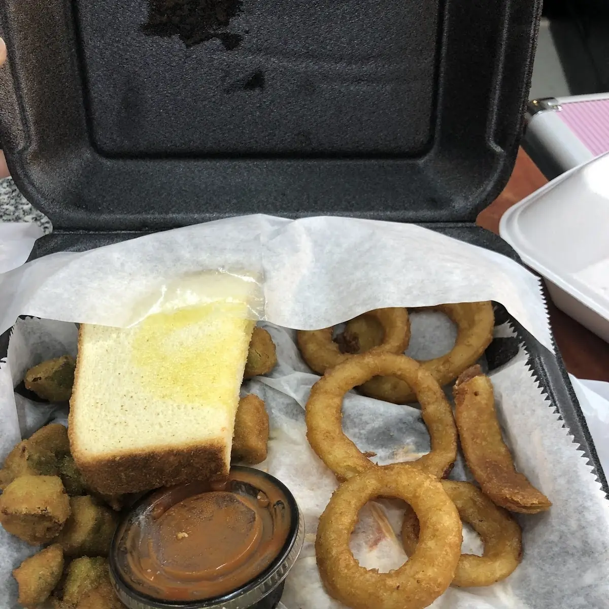 Onion Rings and Fried Okra