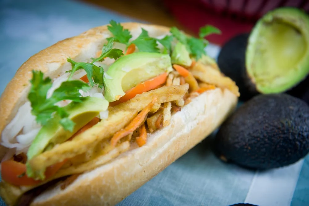 Ginger Chicken Banh Mi