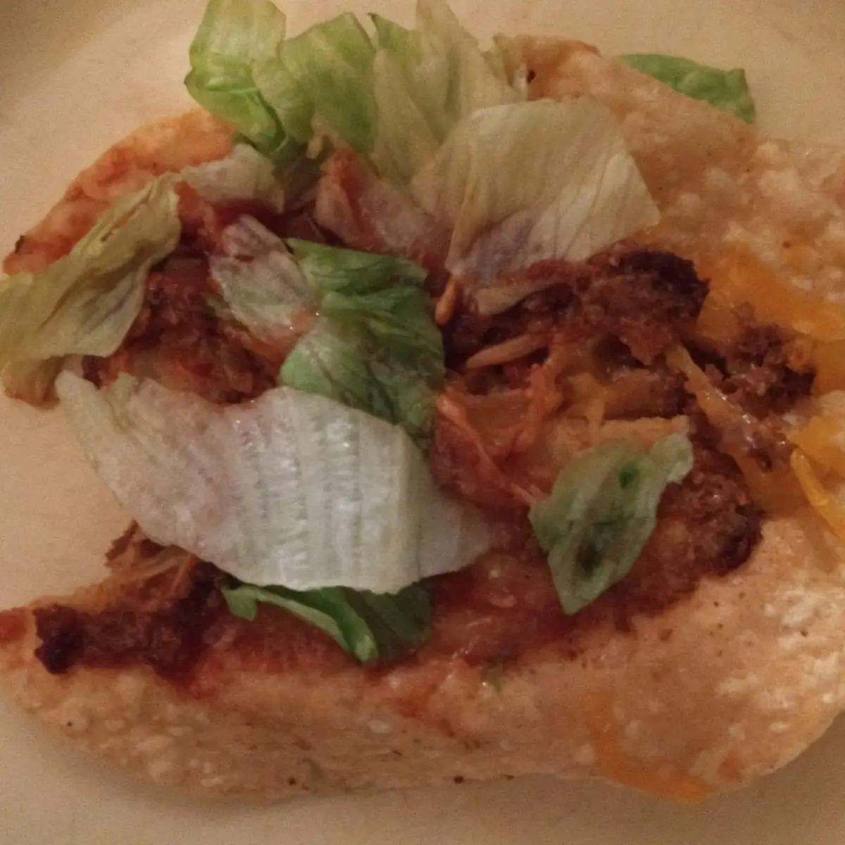 Seasoned Beef Taco Burger King