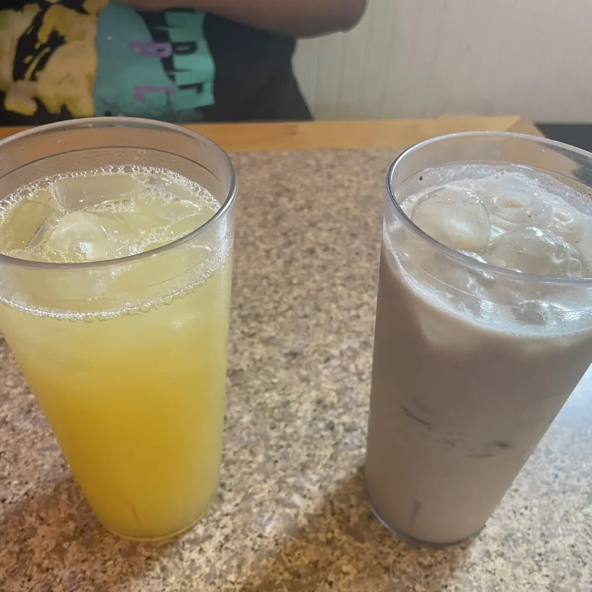 Pineapple Orange Agua Fresca w Horchata