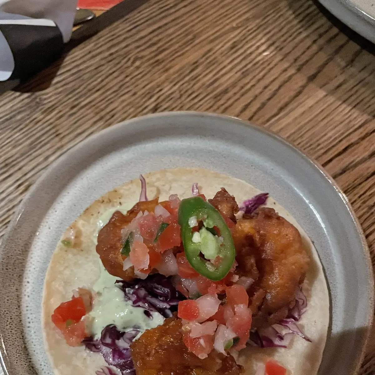 Shrimp Tacos, Añejo Restaurant