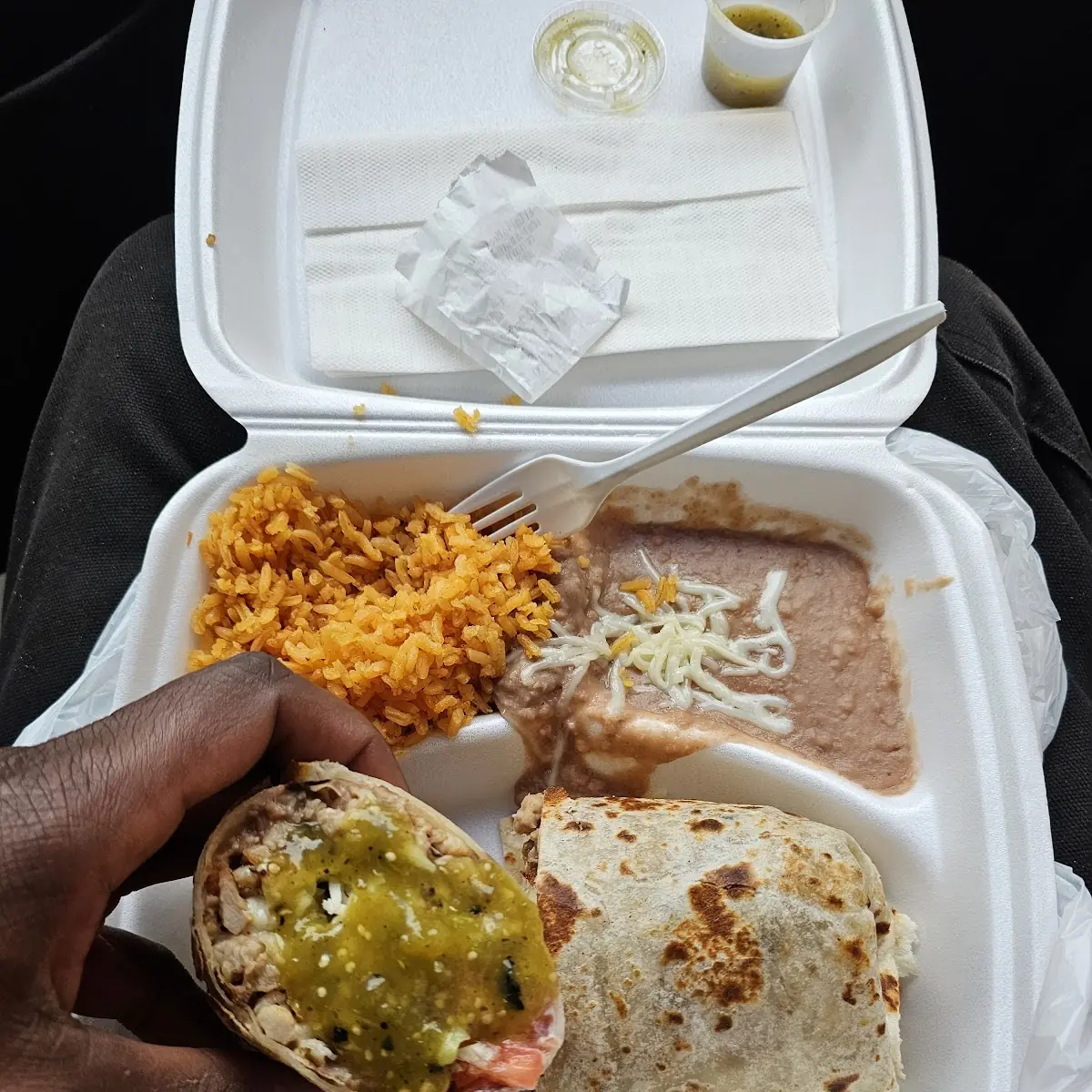 Chicken Burrito Dinner