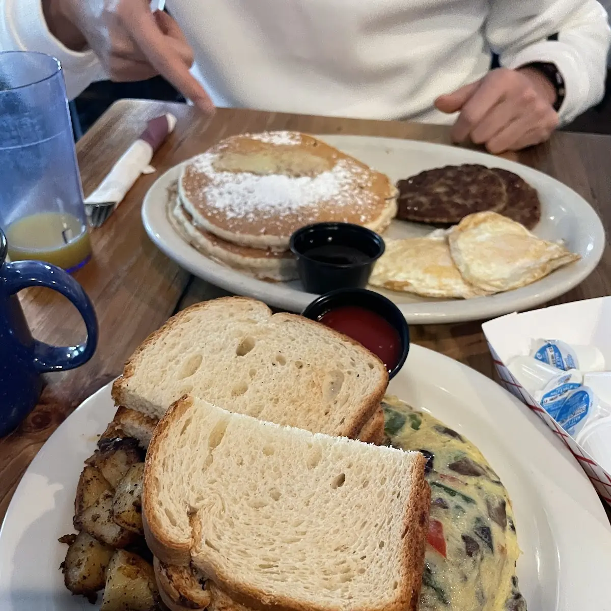 Omelet with Pancakes