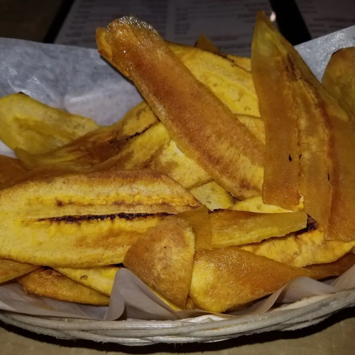Appetizer Dish of Fried Plantains