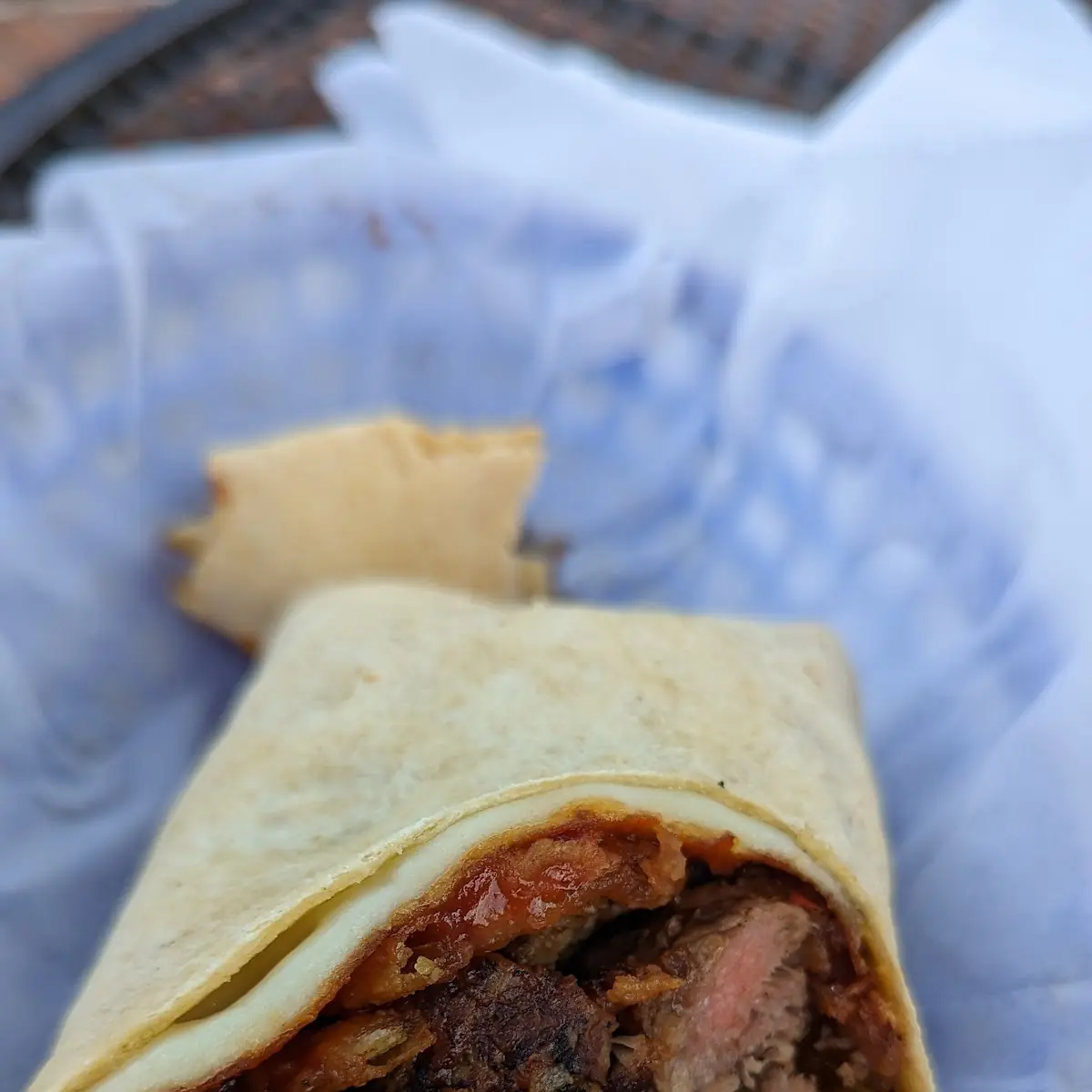 Korean BBQ Steak Wrap