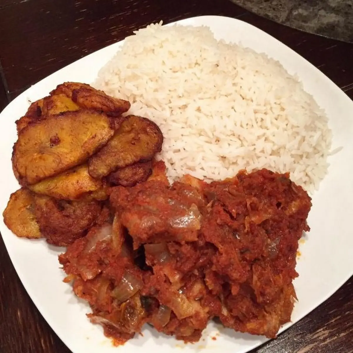 White Rice and Stew