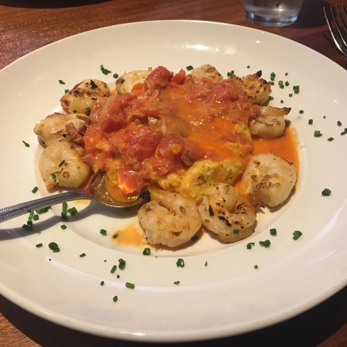 Grilled Shrimp with Tomato Sauce