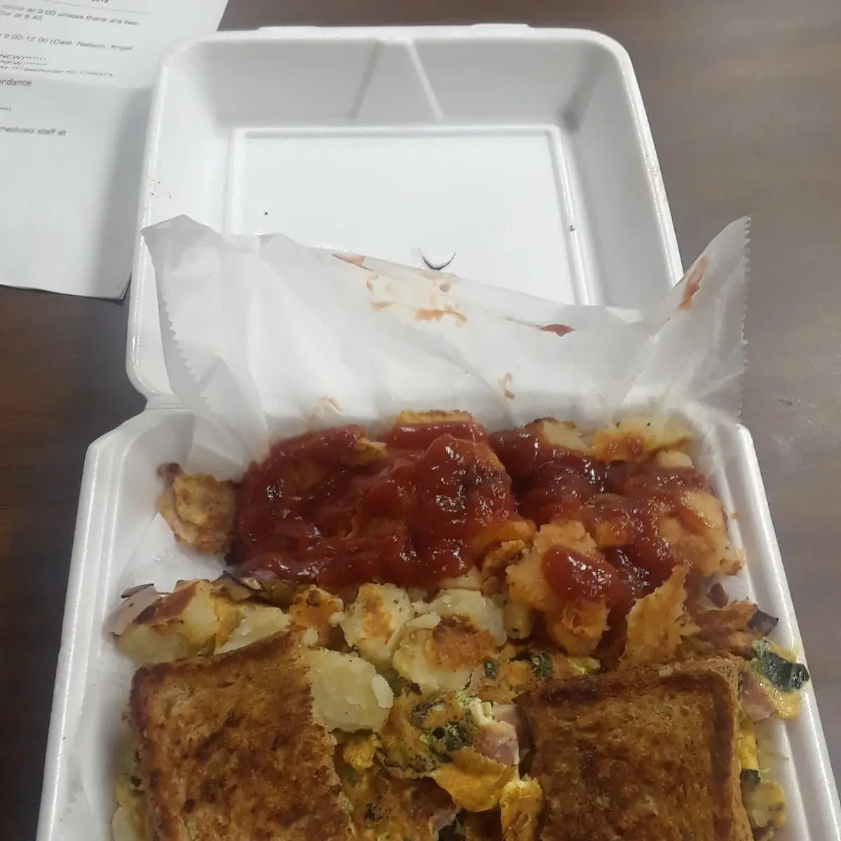 Western Omelette with Breakfast Potatoes