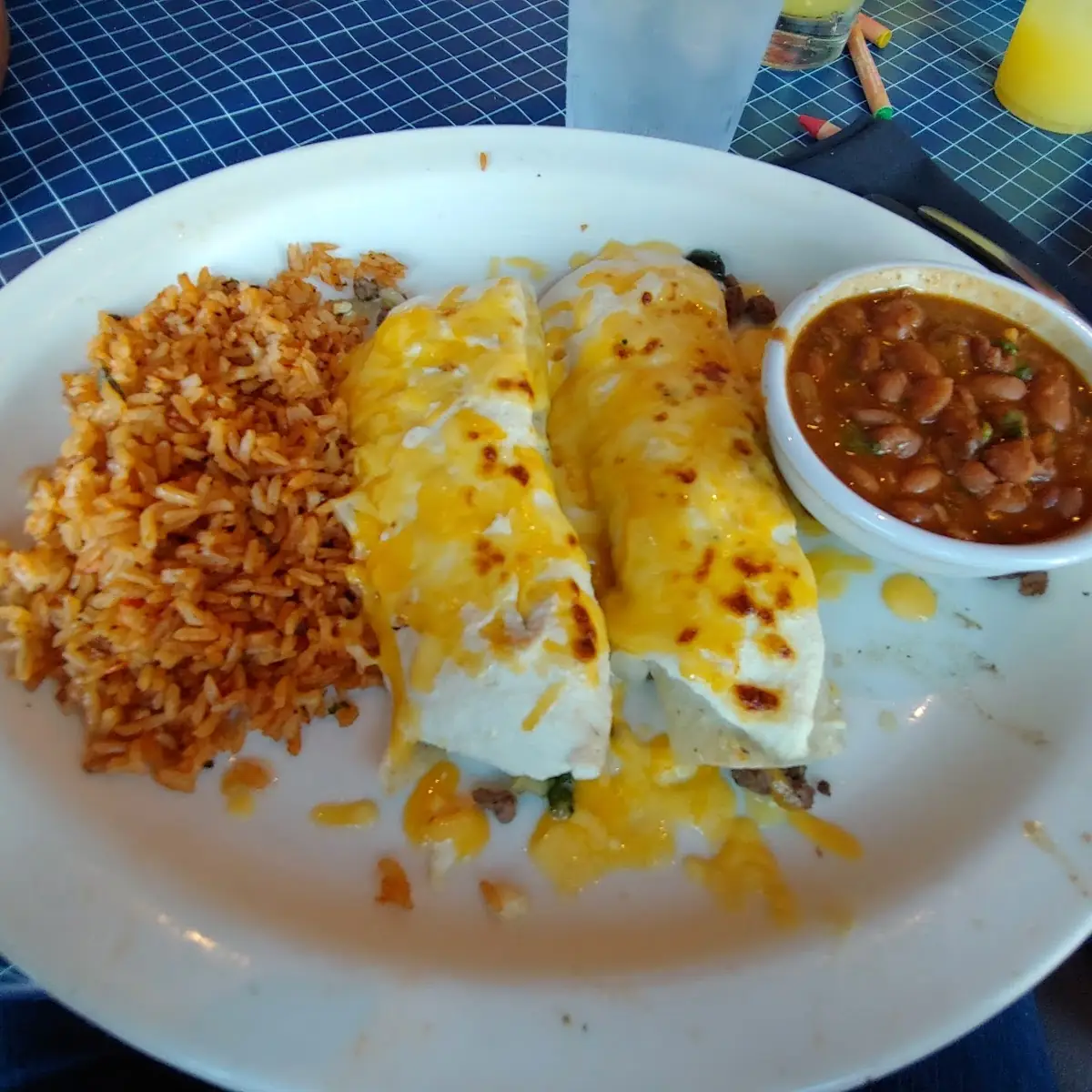 Beef Enchiladas with Cheese Sauce