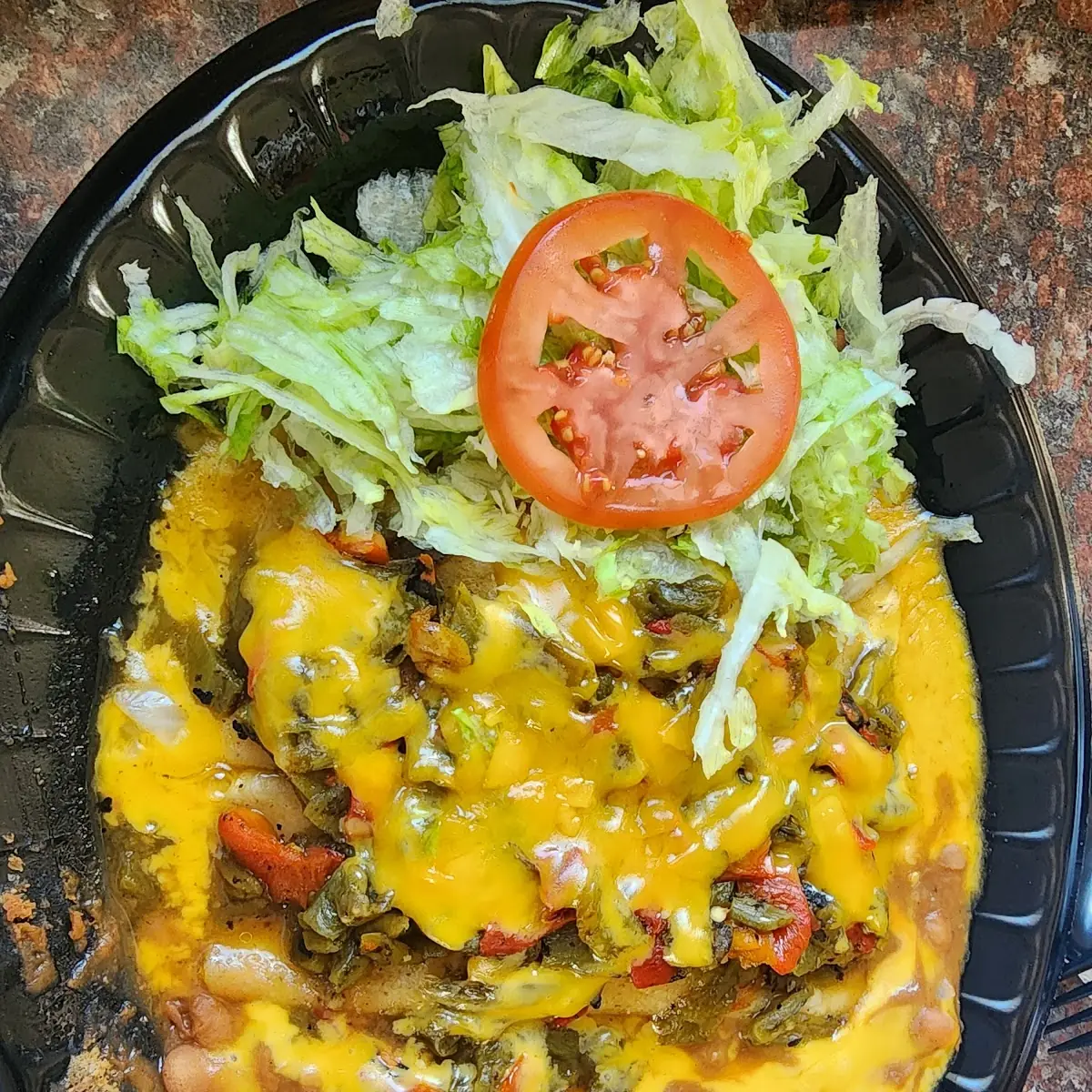 Green Chile Cheese Enchilada