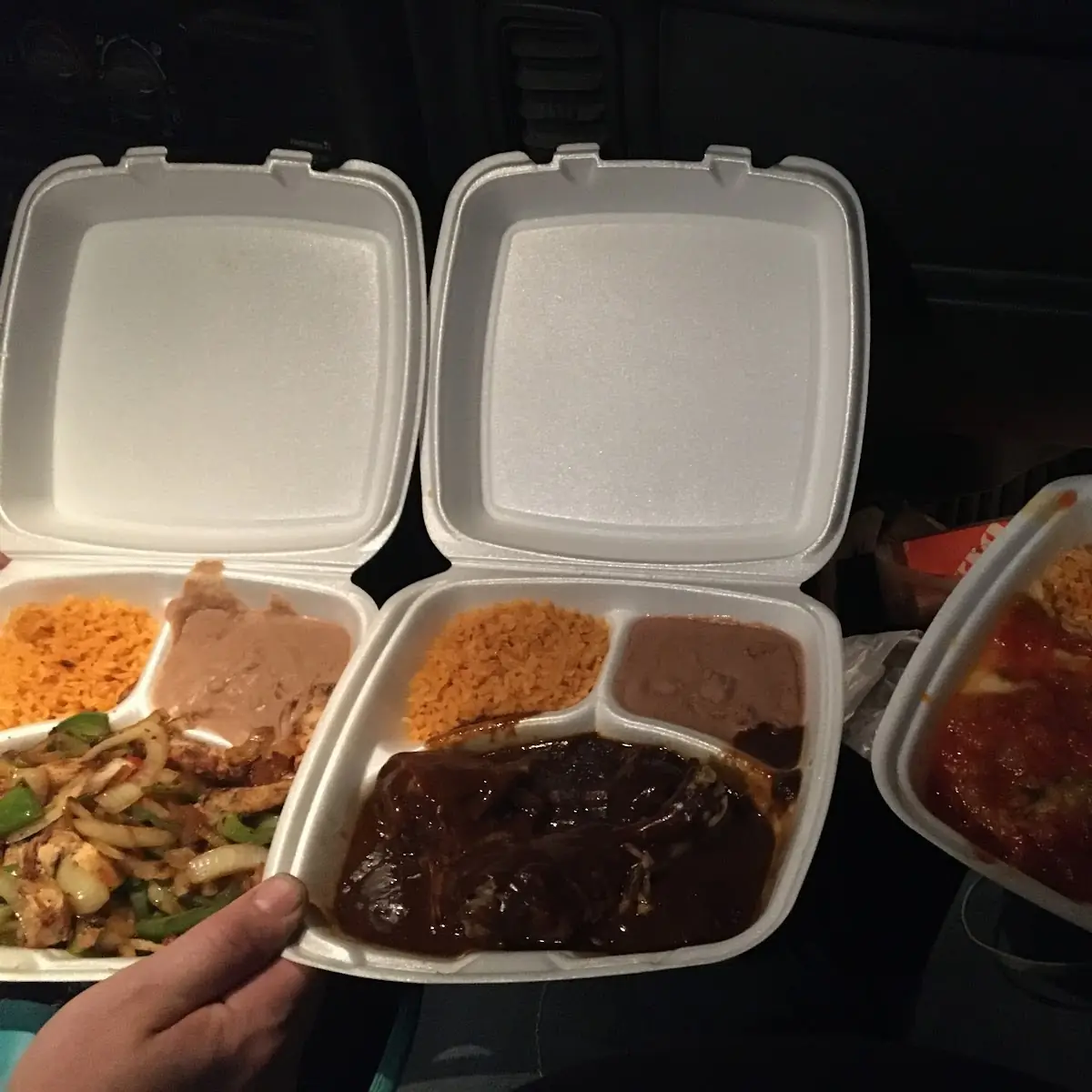 Mole Chile Relleno Dinner Chicken Fajitas