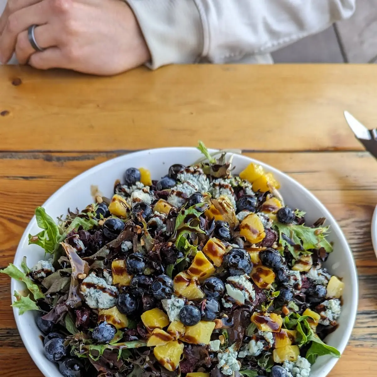 Grilled Pear & Blueberry Insalata, BarrelHead