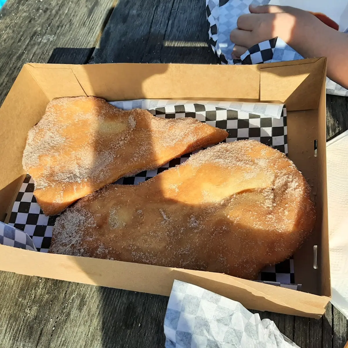 Elephant Ear Cut in Half
