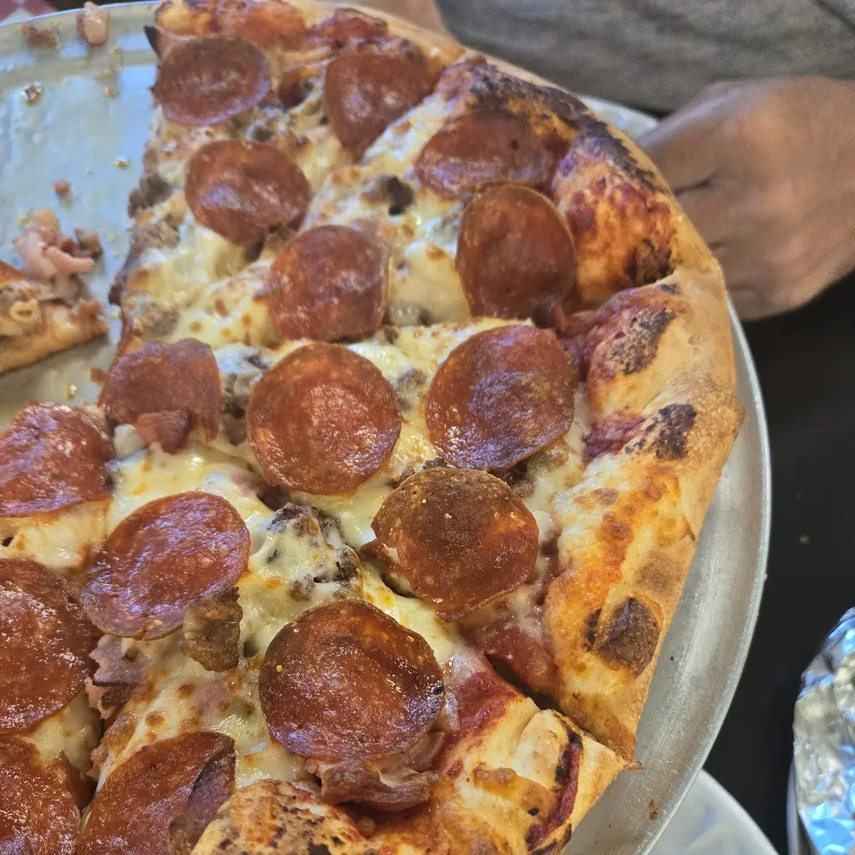 Thin Crust Pepperoni Pizza