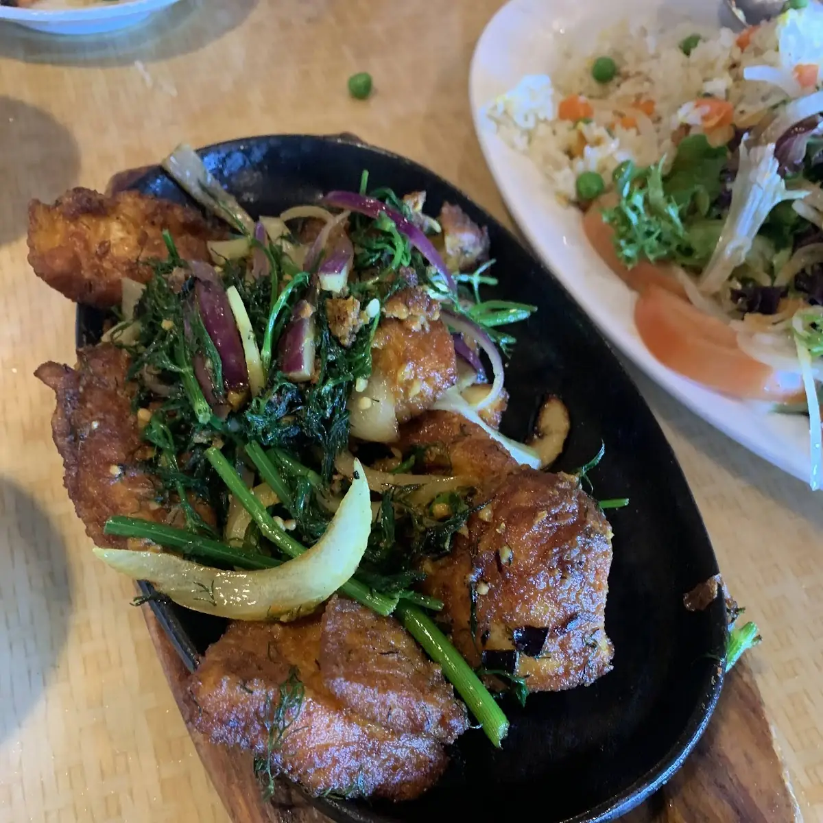 Sugarcane Shrimp & Char-Grilled Pork