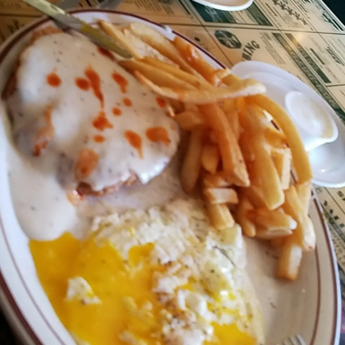 Chicken Fried Steak and Eggs