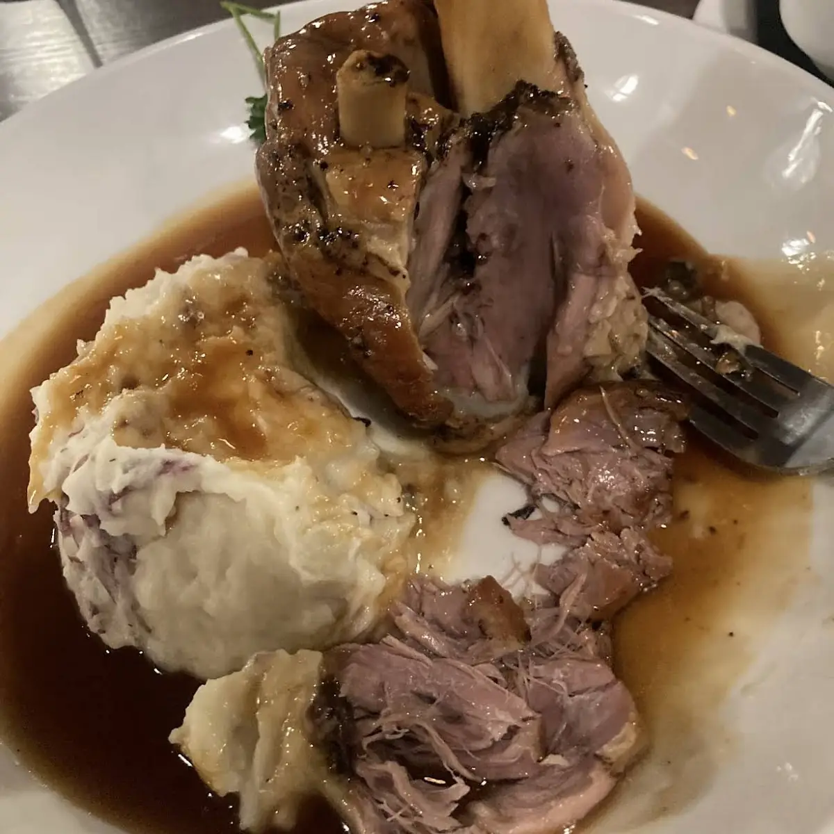 Bourbon Pork Shank