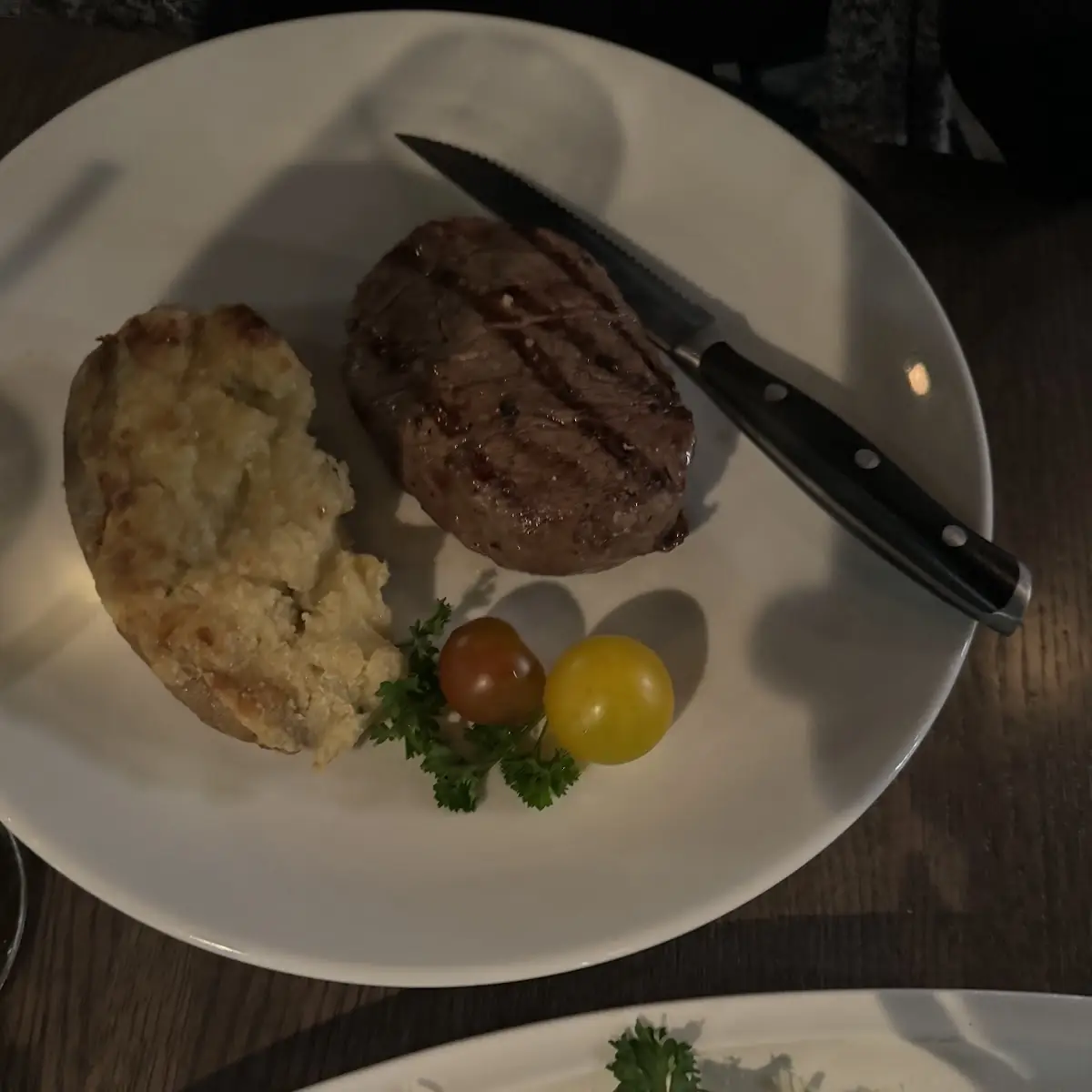 Filet and Twice Baked Potato