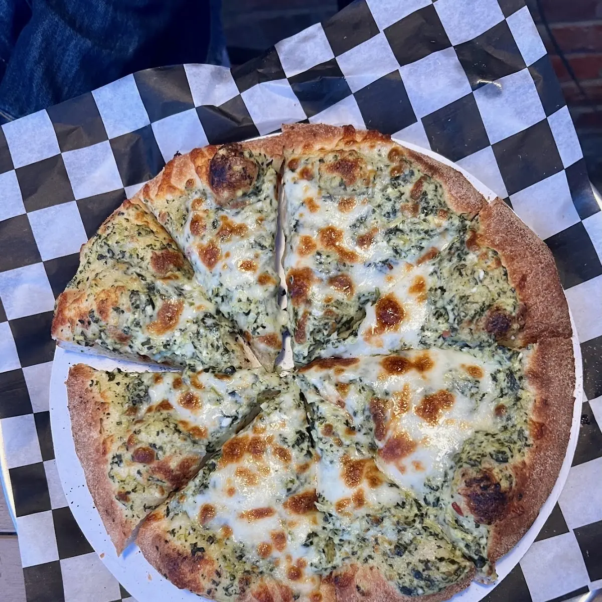 Spinach Artichoke Pizza