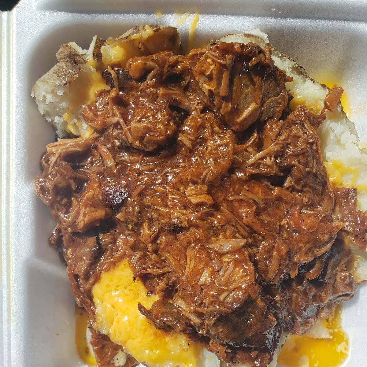 Chopped Beef Baked Potato