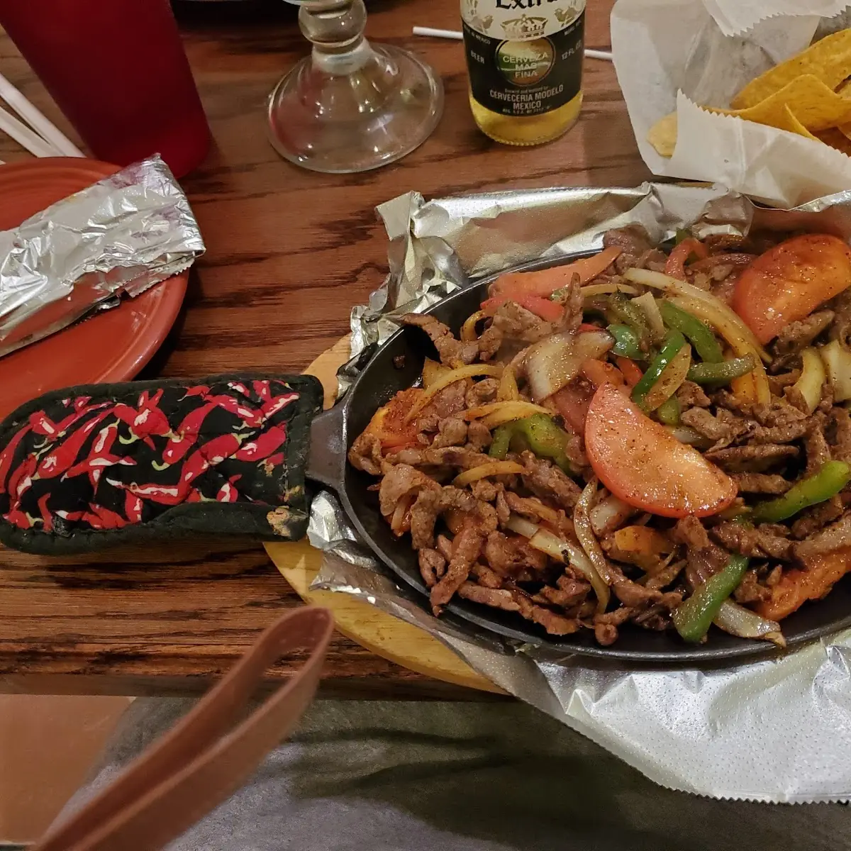 Sizzling Steak Fajitas