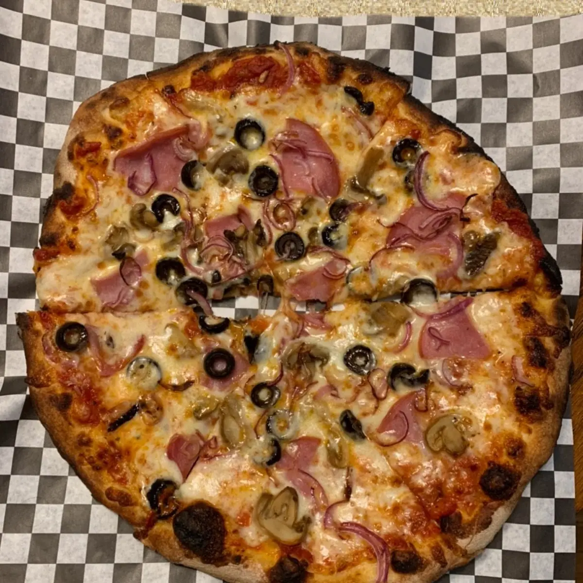 Pepperoni Bacon Black Olive Onion