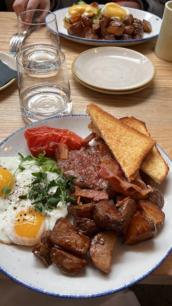 Breakfast Plate with Fried Eggs, Avling
