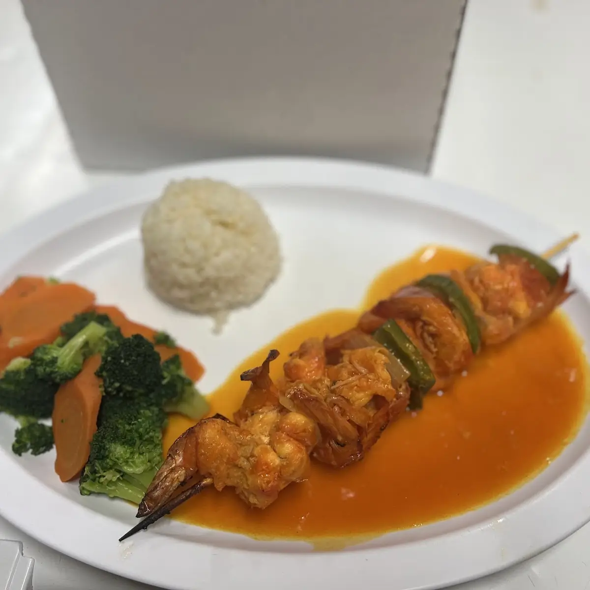 Camarones En Brocheta
