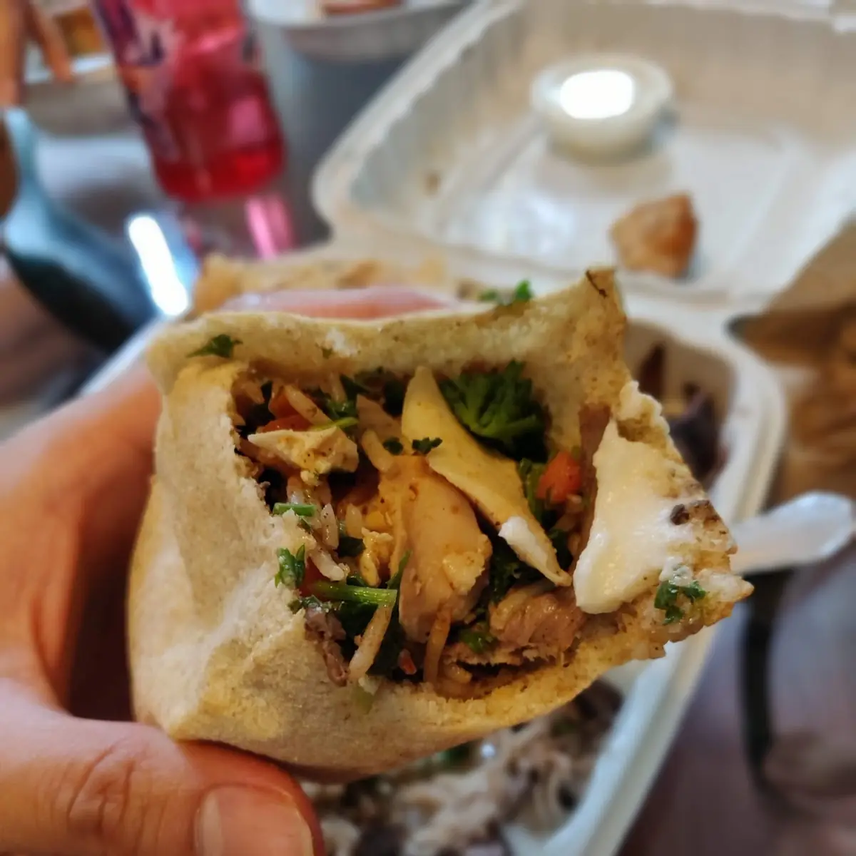 Hommus Shawarma