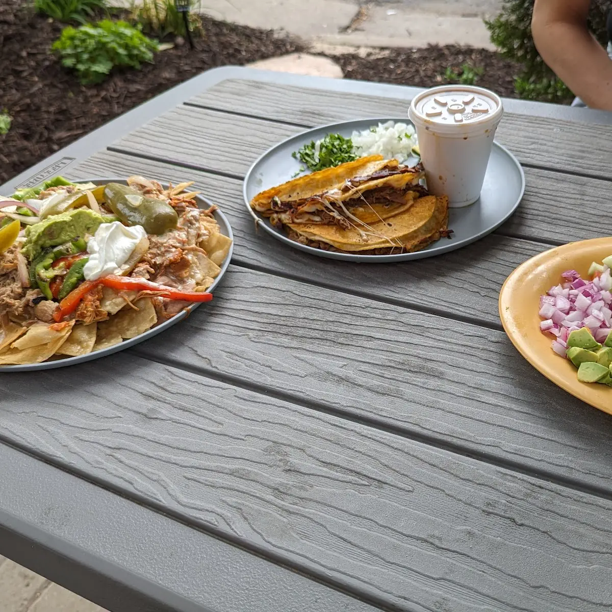 Nachos Birria and Shrimp Cocktail