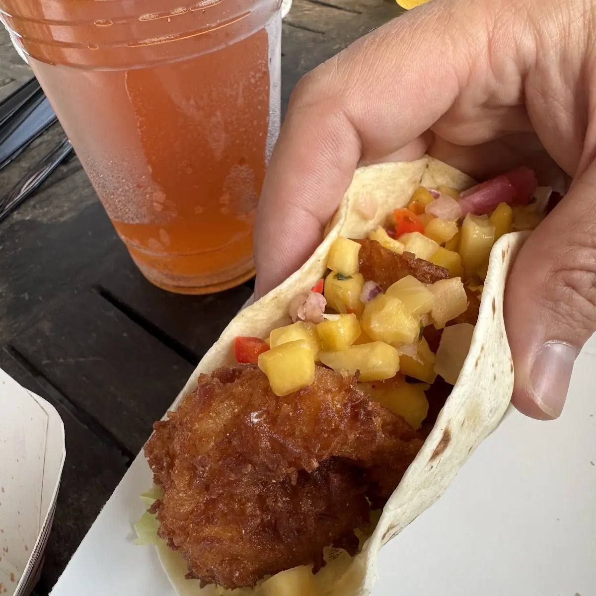 Coconut Shrimp Tacos