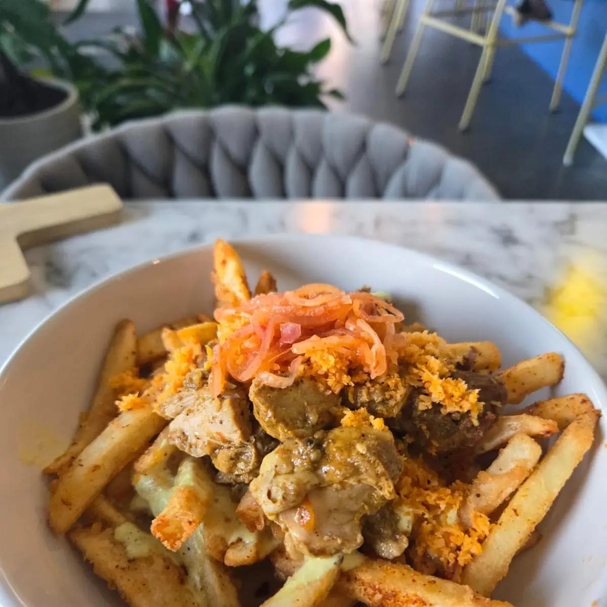 Chicken Curry Fries