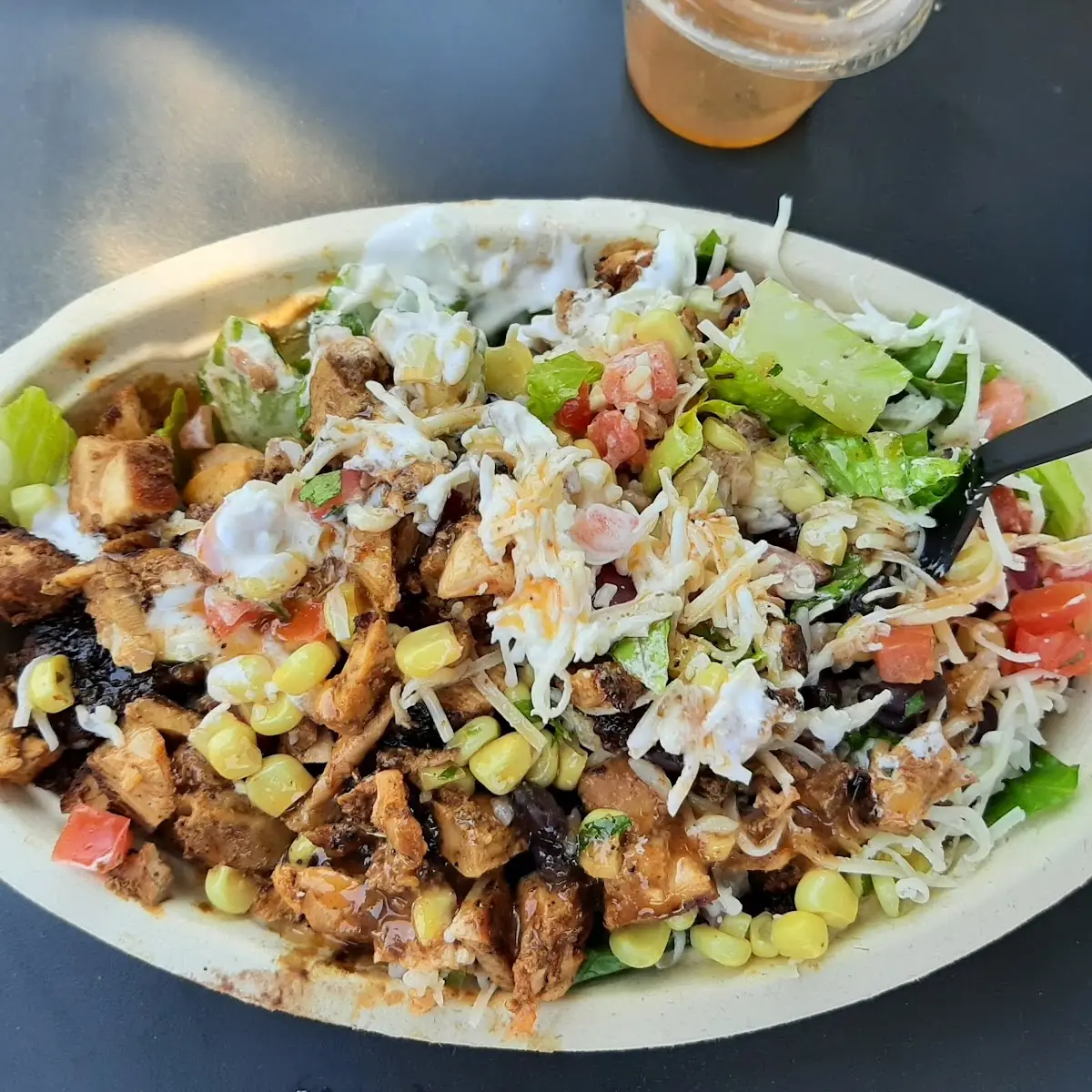 Salad with Chicken Bowl