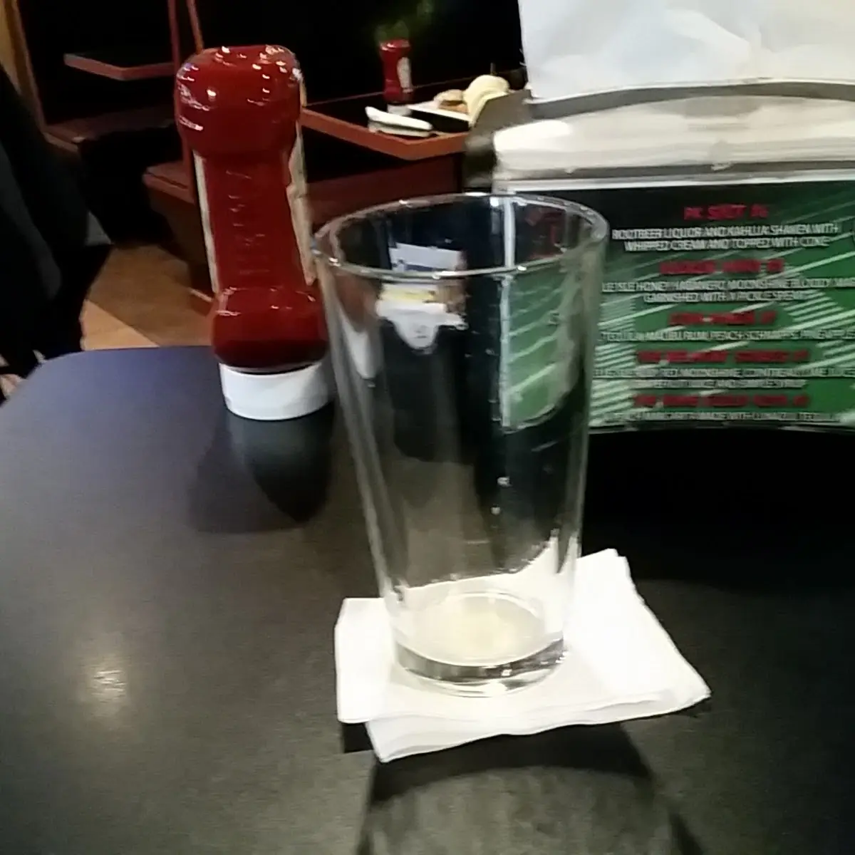 Empty Beer Glass