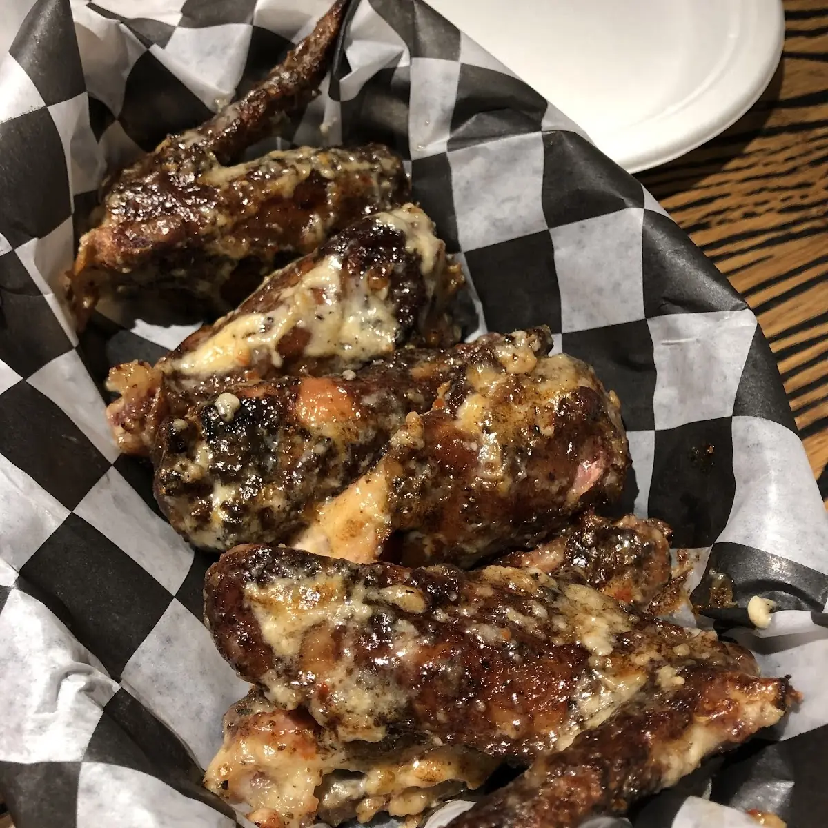 Roasted Garlic Parmesan Wings